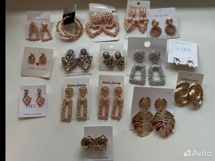 Серьги ювелирные изделия