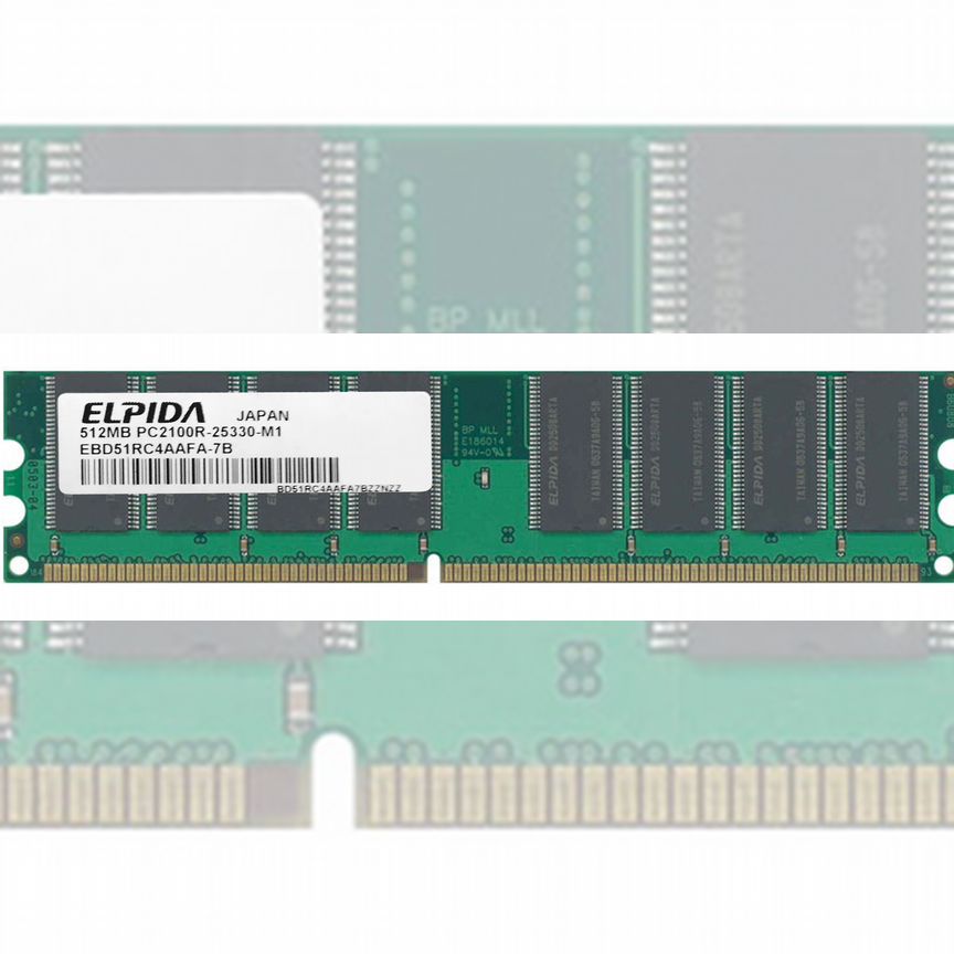[EBD51RC4AAFA] Оперативная Память Elpida Ddr 512mb Ebd51rc4aafa