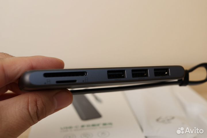 Док-станция Ugreen сm305, 7 в 1, Type-C