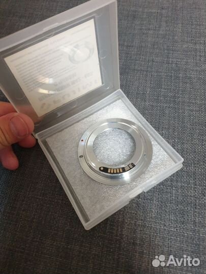 Переходник м42 canon eos с чипом