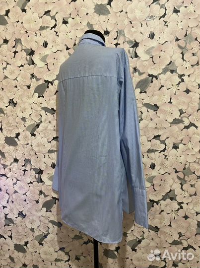 Рубашка Zara отличное сост. размер S M 42 44 46
