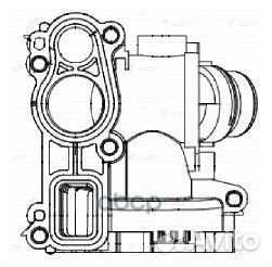 Корпус термостата VAG passat/octavia 04- (c датч.)