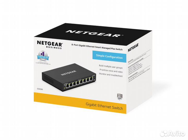 Управляемый коммутатор Netgear GS308E 8/1Gbit