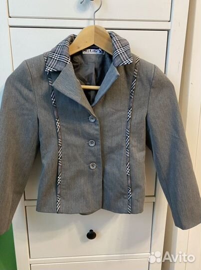 Школьная форма для девочки 122 128 серая