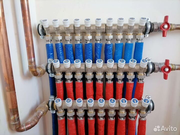 Монтаж тёплого пола