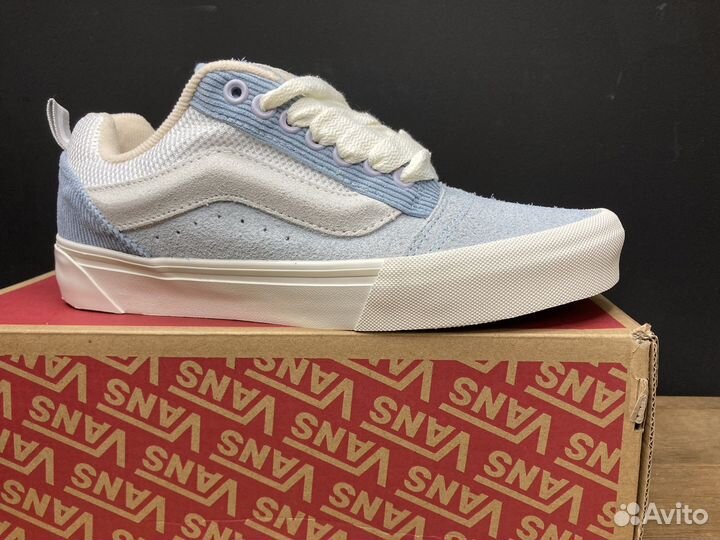 Кеды Vans knu skool голубые