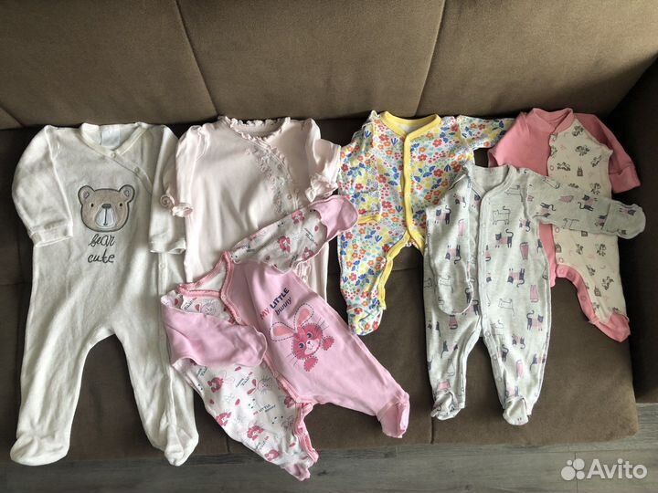 Детские вещи пакетом от 0 до 3