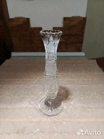 Ваза хрустальная СССР 30 см
