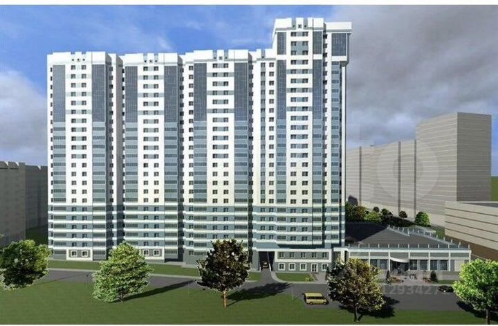 1-к. квартира, 50,7 м², 6/22 эт.