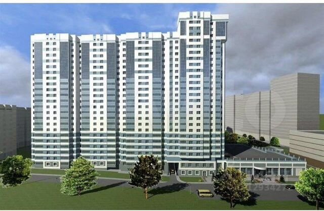 1-к. квартира, 50,7 м², 6/22 эт.