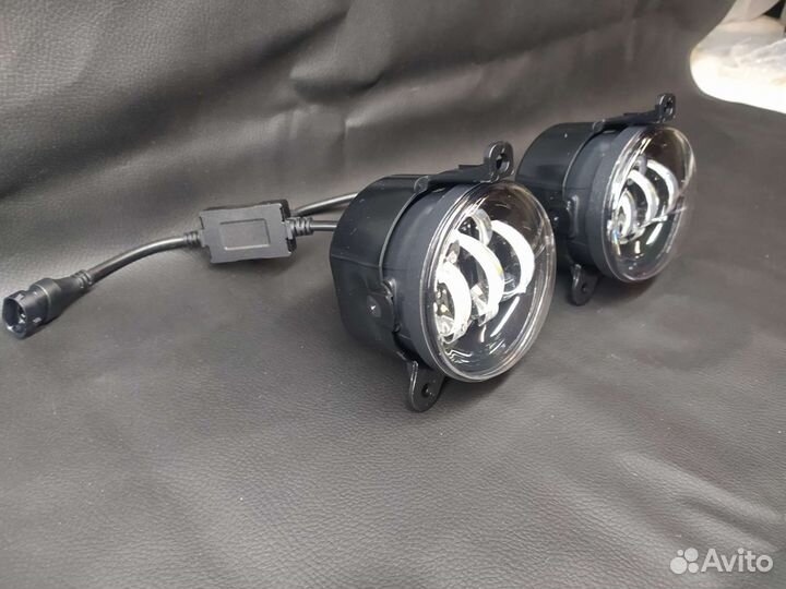 LED Туманки LADA Priora 70W Белый/Желтый