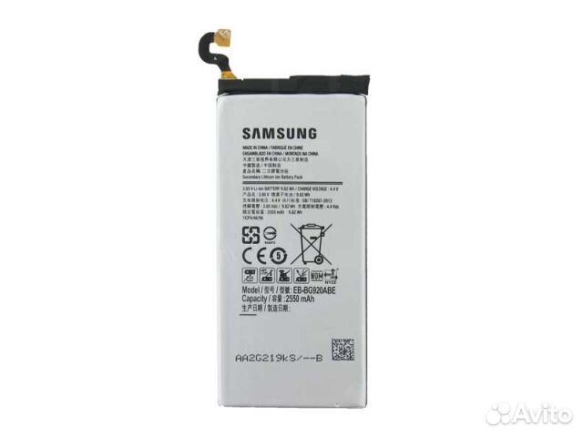Акб для Samsung G920F, G920FD (S6, S6 Duos) EB-BG9