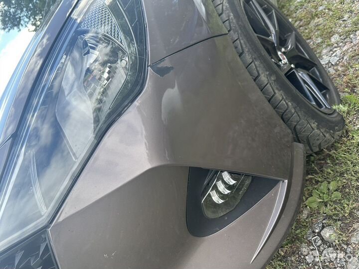 Передний бампер solaris 2