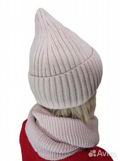 Комплект шапки и снуд