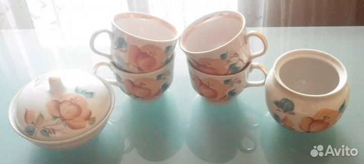 Чашка сахарница масленка