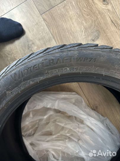 Kumho WinterCraft WP71 225/45 R18 и 255/40 R18