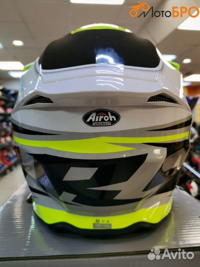 Шлем кроссовый Airoh Twist 2.0 shaken yellow gloss