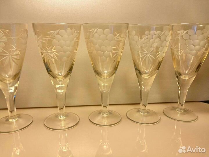 Бокал, рюмка, стакан хрусталь СССР