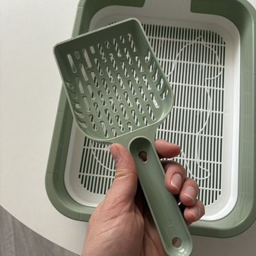 Лоток для кошек с совком