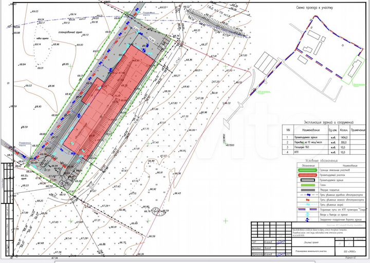Здание с кран-балкой, 1440 м²