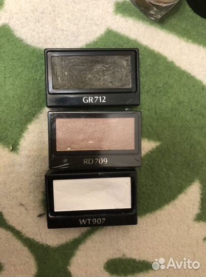 Пигменты, подводка, тени, косметика, кисти для мак