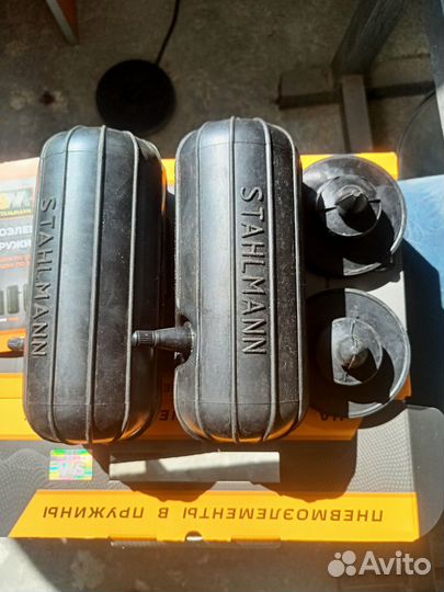 Пневмоподушка в пружину