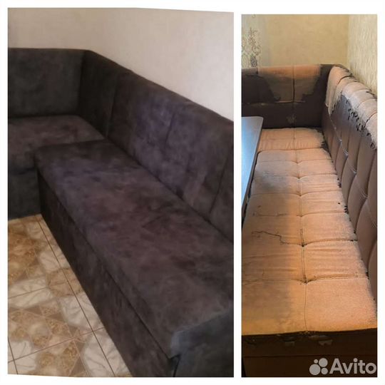 Перетяжка мягкой мебели, замена механизмов