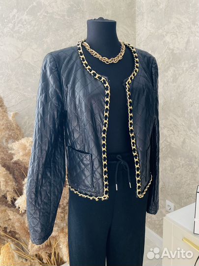 Куртка кожанная женская