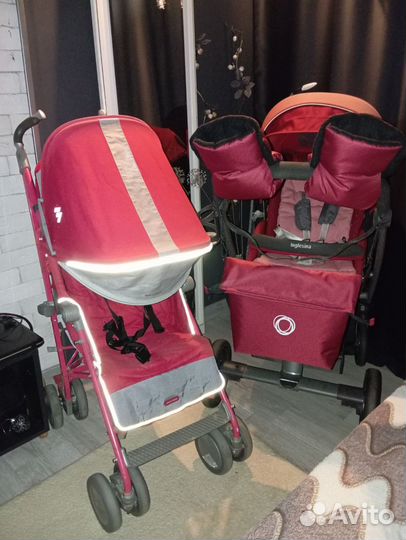 Коляска inglesina quad 2в1 и Maclaren