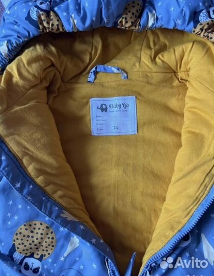 Комбинезон демисезонный baby go 74