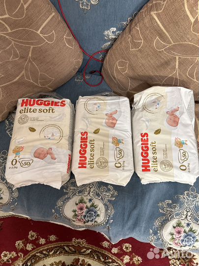 Подгузники Huggies Elite для новорожденных 0