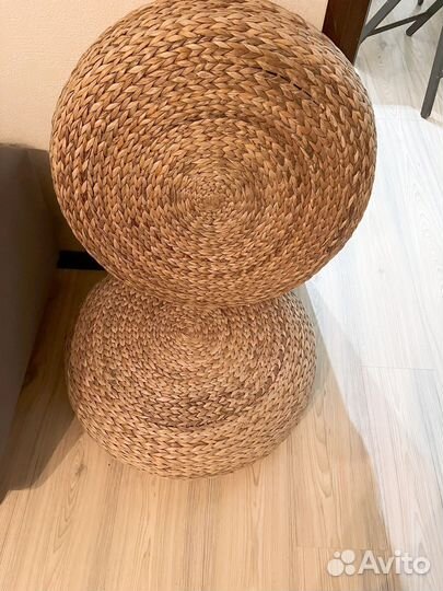 Плетенные сидушки икея