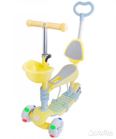 Самокат-беговел Ridex Starlet (3-х колесный) (Све