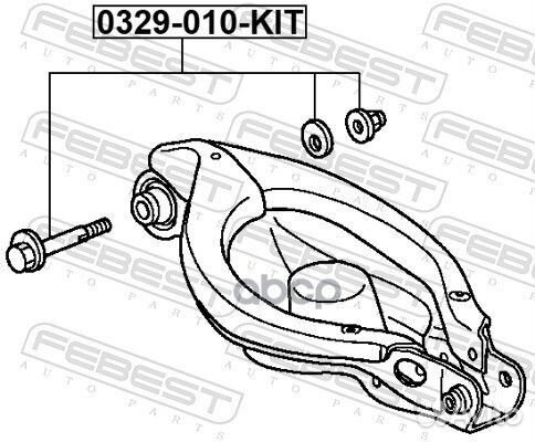 Болт с эксцентриком ремкомплект acura MDX/honda