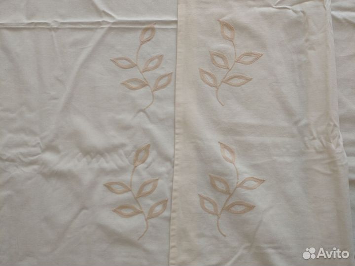 Шторы с вышивкой,хлопок, покрывало Германия