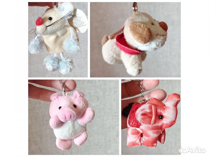 Мягкие игрушки брелки