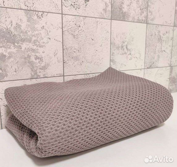 Вафельные полотенца банные 140*70