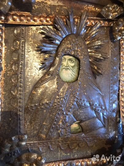 Икона стариннная. Редкая. Митрофан Воронежский