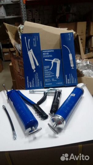 Шприц плунжерный пневматический для густой смазки