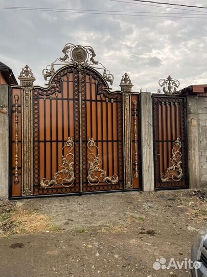 Ворота кованые