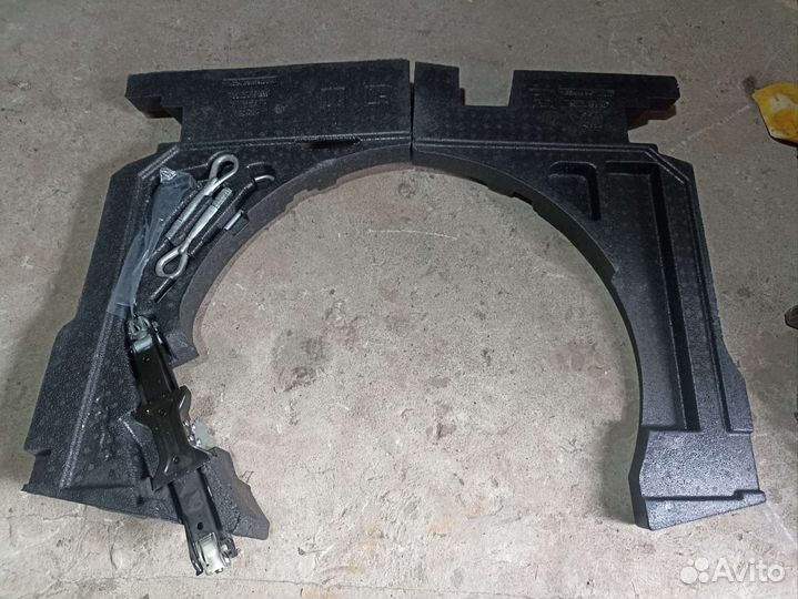 Пенопласт багажника+домкрат Nissan Qashqai J10 06