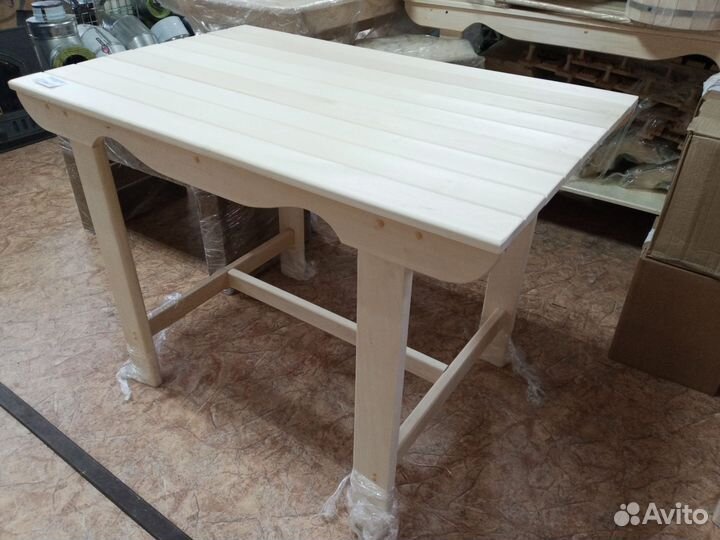 Стол банный 1000*630*730 (липа)