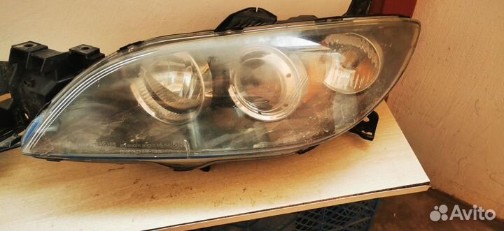 Фары передние mazda 3 bk (depo) седан