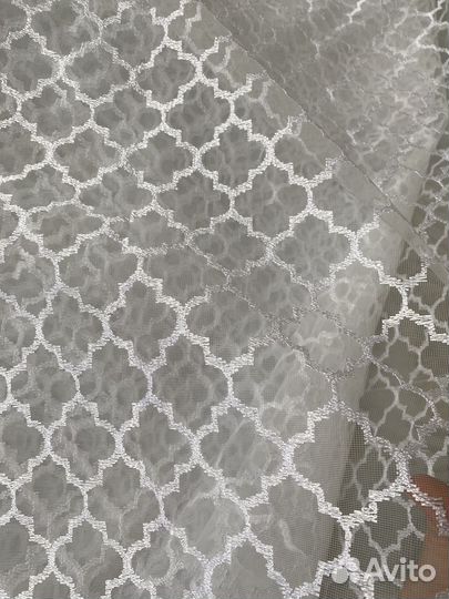 Тюль белая новая