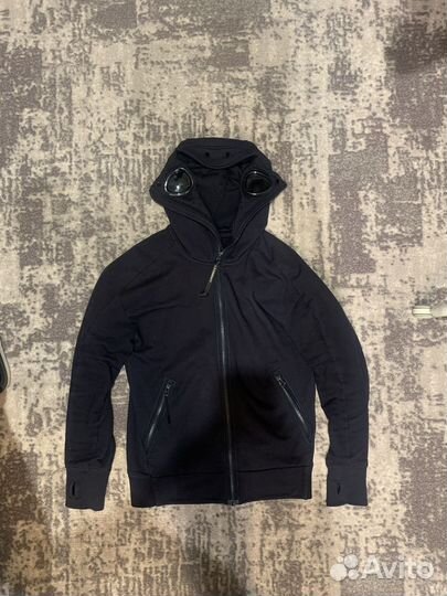 Zip hoodie cp company explorer M Black