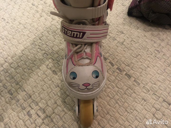 Роликовые коньки для девочки размер 27-30