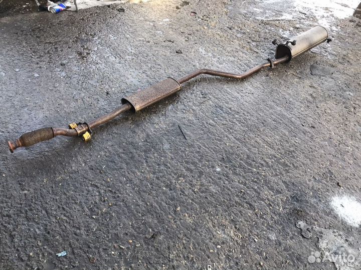 Глушитель выхлопная Dongfeng s30