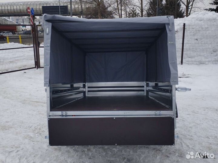 Прицеп легковой оцинкованный 2.53*1.33 с тентом
