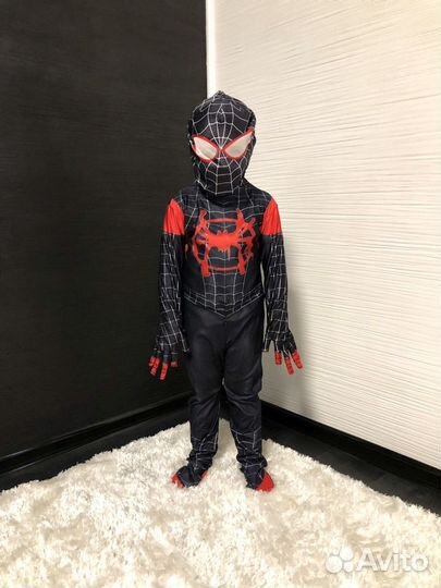 Карнавальный костюм Venom Спайдермен чёрный челове