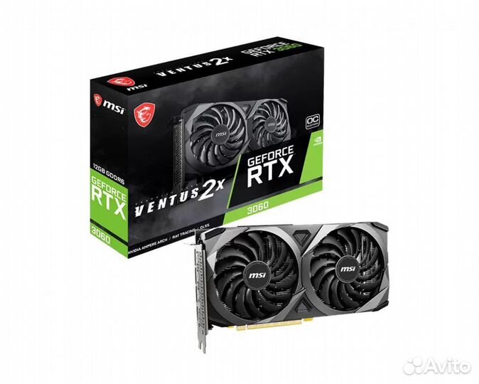 Видеокарта RTX 3060 ventus 2X OC 12G